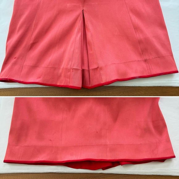 Zac Posen Coral Pink Strapless Sweetheart Fitted Bodycon Cocktail Dress Size 6/8 - Picture 13 of 16